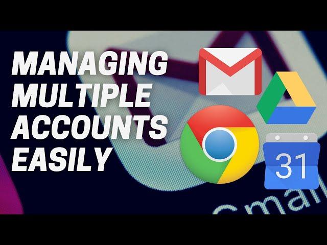 Managing Multiple Accounts - Gmail, Chrome, G suite, Personal Email | Mauricio Aizawa