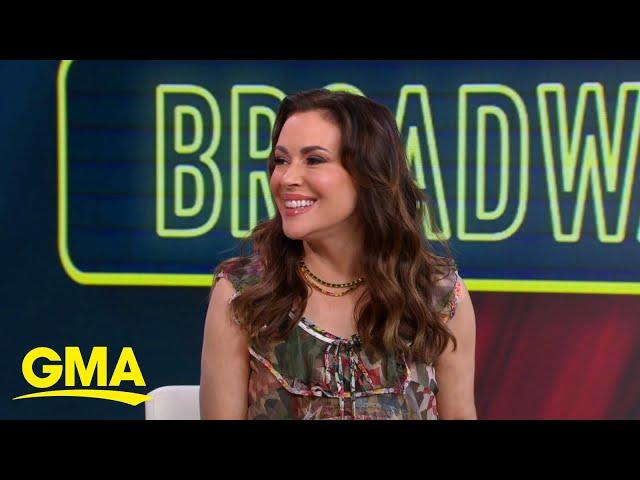 Alyssa Milano on her Broadway debut in ‘Chicago’