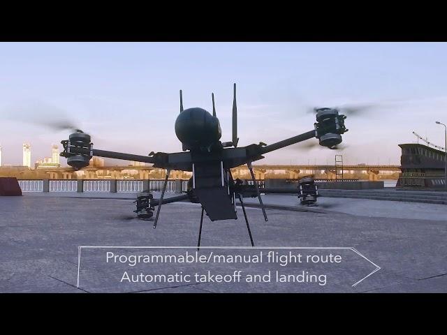 PC-1 compact, foldable multirotor drone