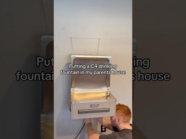 Putting A C4 Drinking Fountain In My Parents House