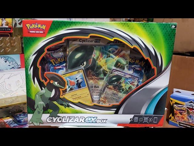 pokemon cyclizar EX box opening