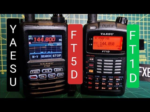 YAESU FT5D with YAESU FT1D