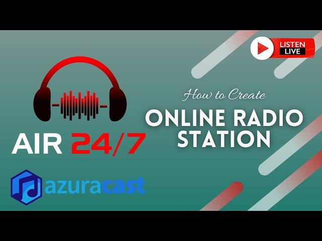 How to Create Online Radio Stations Free with Azuracast Web Radio Broadcasting Software | Part 1
