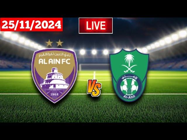 Al Ain vs Al Ahli | AFC Champions League Elite Live Match Score 