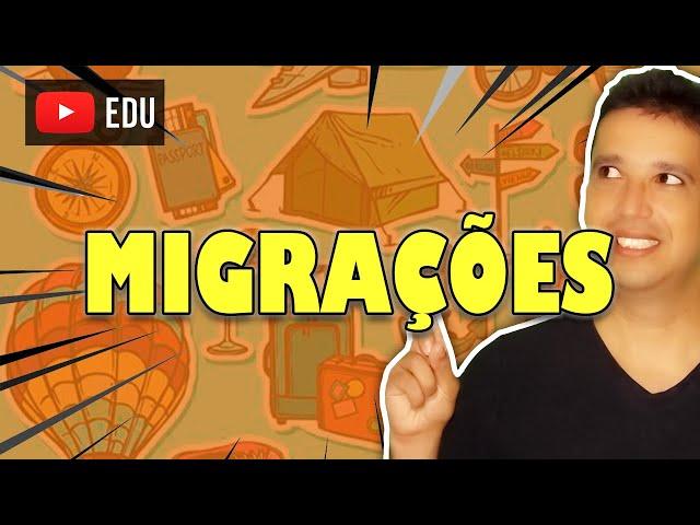 Migrações | Tipos de migrações | Geo Humana | Professor Bruno Barros