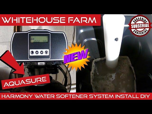 AQUASURE Harmony Water Softener System Unboxing, Install, And Use! DIY