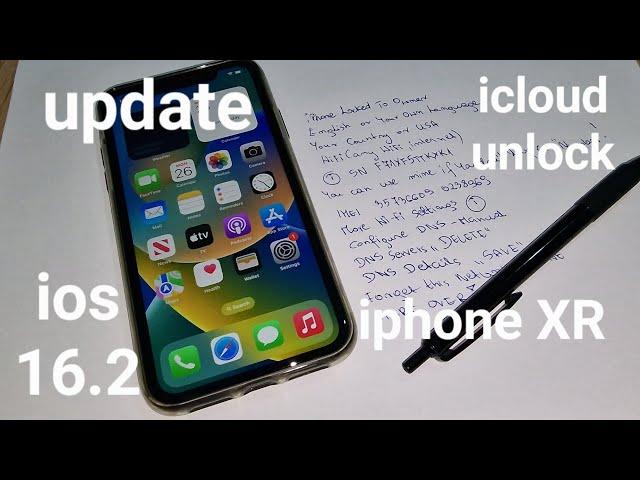 ios 16.2 Activation Lock Bypass iPhone X, XR️iCloud Unlock Update