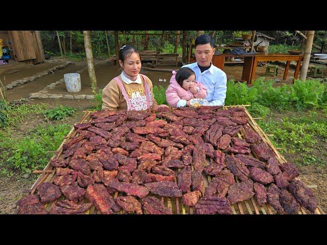 Smoked Beef Process - Preserves For 365 Days - Cooking | Lý Phúc An