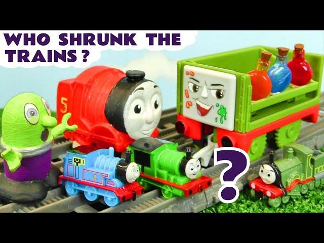 Who Did It Toy Train Mystery Story with Thomas Trains