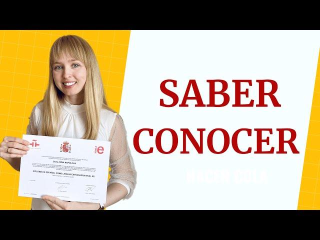 Испанские Глаголы Saber и Conocer. Глаголы Saber и Conocer в Испанском