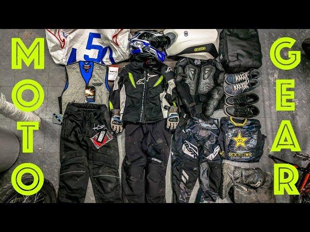 2017 MOTORCYCLE GEAR HAUL!!