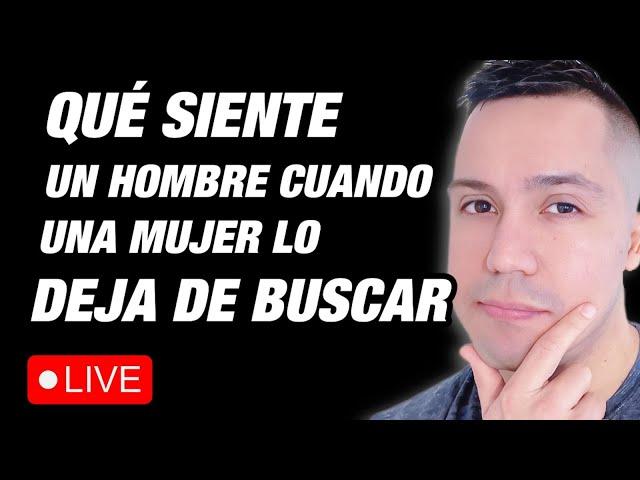 ¿Qué siente un hombre cuando una mujer lo deja de buscar?