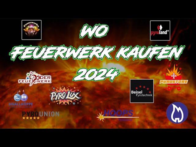 Wo kann man 2024 das beste Feuerwerk für Silvester kaufen ?  Onlineshops | Fachhändler