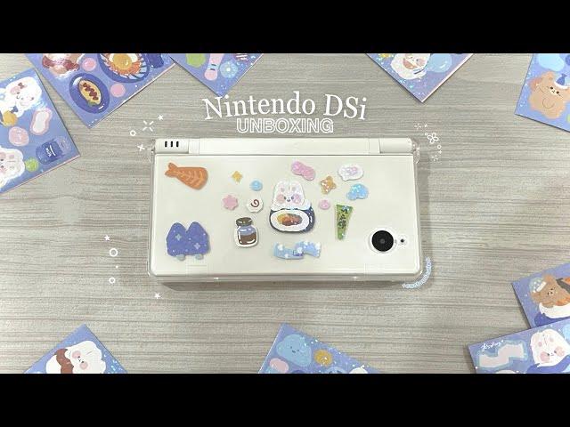 NINTENDO DSI UNBOXING + customisation (White)⋆˙⟡