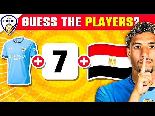 GUESS THE PLAYER BY COUNTRY AND CLUB AND JERSEY NUMBER | FOOTBALL QUIZ 2025