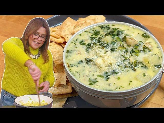 How to Make Rach's "Dipper Dinner" Potato, Spinach and Artichoke Soup