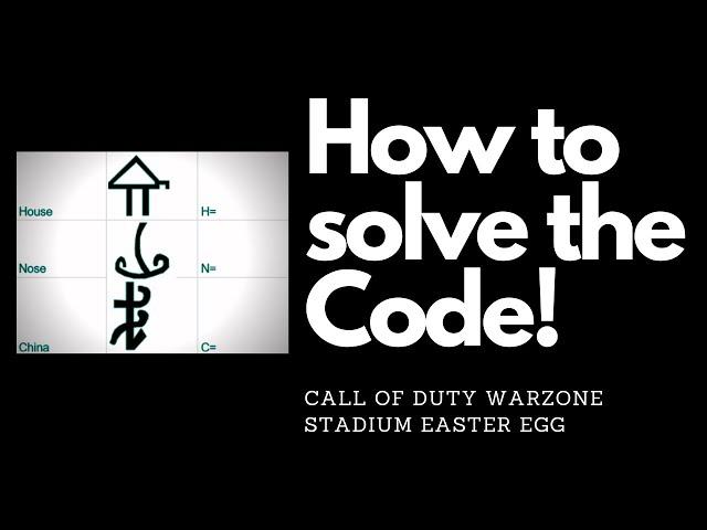 How to Solve the Code in the Stadium Easter Egg - Call of Duty Warzone