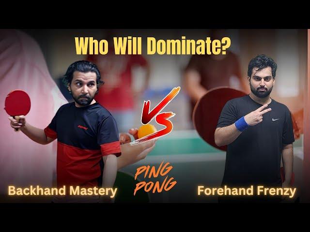 Forehand Drives VS Backhand Attacks | Incredible Table Tennis