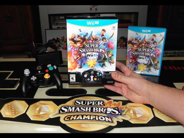Super Smash Bros. for Wii U Controller Bundle Unboxing