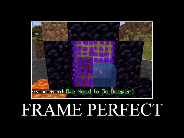 minecraft clips only speedrunners will understand