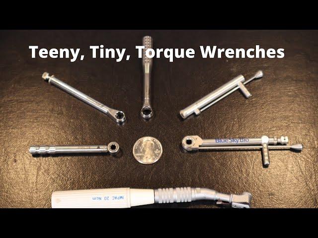 What is a dental torque wrench?  One of the most important tools used to put a tooth on an implant.