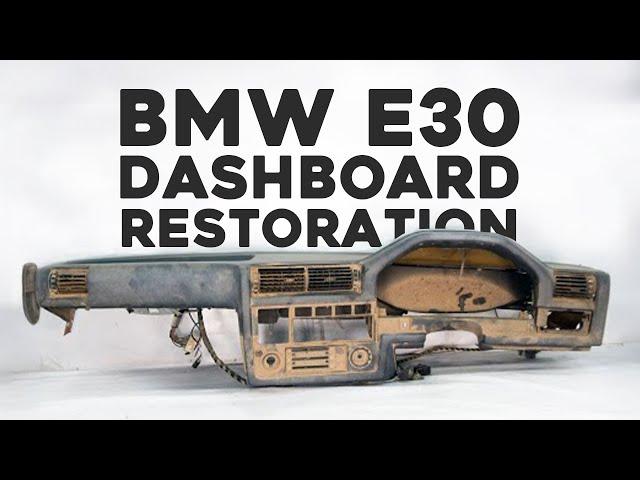 Restored BMW E30 Dashboard Looks New!