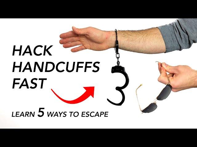 Learn 5 Ways to Escape Handcuffs Easy - At Home Ninja Techniques