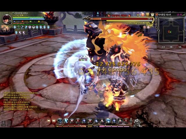 [KDN] DragonNest Gladiator Solo Typhoon Kim Nest (Labyrinth 40 Floor) / 드네 글라 타이푼킴 네스트 솔플 (라비린스 40층)