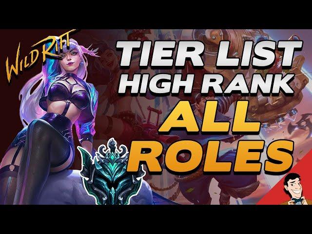 Wild Rift Tier List for ALL ROLES [January 2021] Evelynn Mid?! | Wild Rift Ranked Guides Tier List