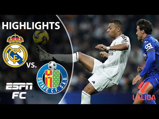 ⭐️ KYLIAN MBAPPE SHINES ⭐️ Real Madrid vs. Getafe | LALIGA Highlights | ESPN FC