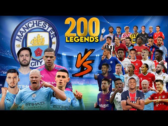 Champion MANCHESTER CITY ️ 2️⃣0️⃣0️⃣ LegendsHaaland,Foden, Bernardo Silva,Ruben Dias,Ederson