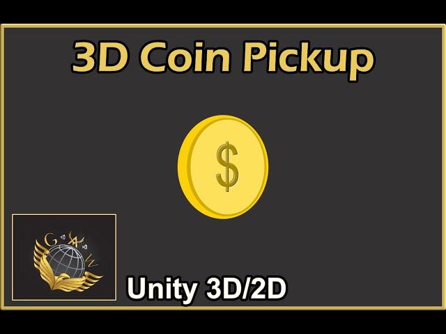 Unity Coin pickup (3D Tutorial)