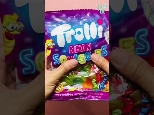 Trolli squiggles gummy unboxing #asmr #satisfying #sweets #gummy #candy #asmrsounds