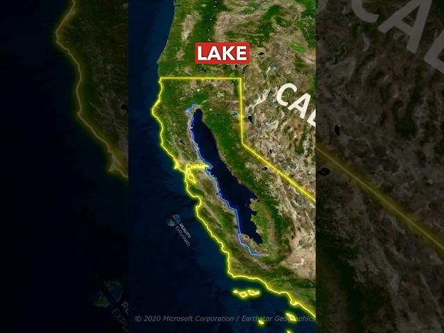 How Did This Lake Disappeared ??  #shorts #maps #facts #geography #california #usa #lakecorcoran