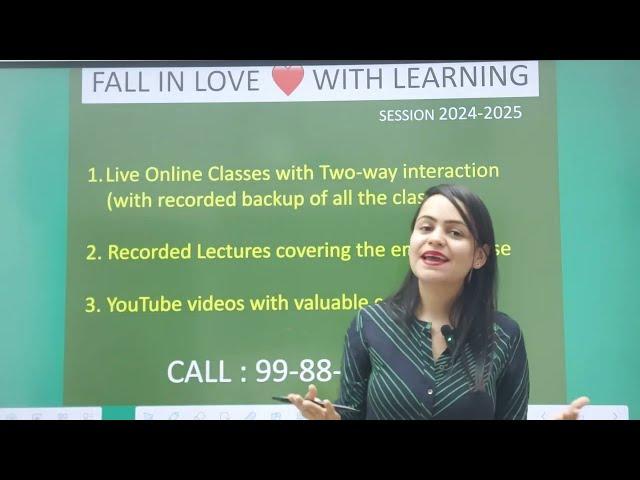 LIVE ONLINE CLASSES | NEW BATCH for 2024-2025 | Class 12th- Accountancy, Economics, Business Studies