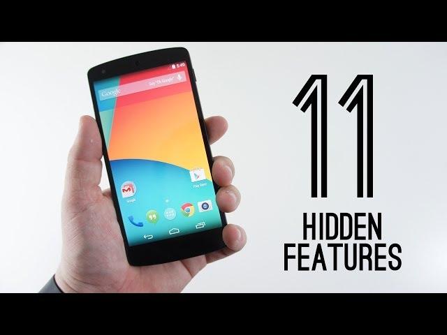 Android 4.4 KitKat Hidden Features!