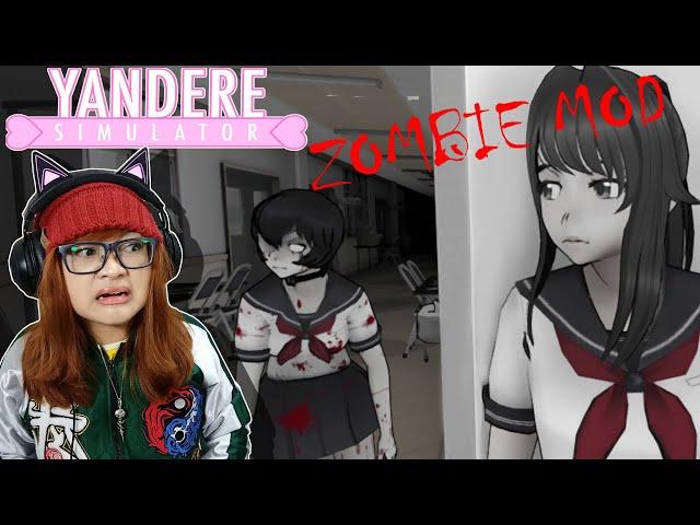 AWAS ADA ZOMBIE!! | Yandere Simulator Zombie Mod [Part 60]