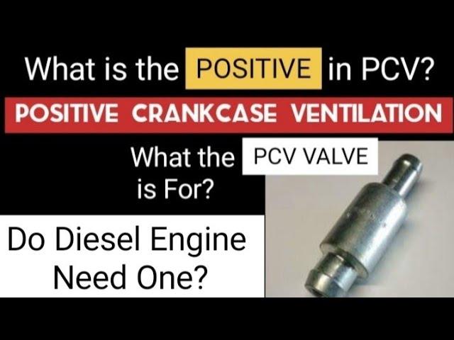 Positive Crankcase Ventilation Explained. PCV Valve
