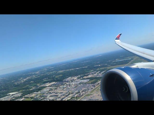 Delta Air Lines A350 Takeoff DTW - HND