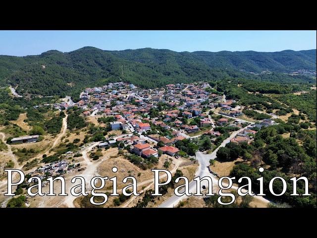 Panagia, Kavala, Greece - by drone [4K]. #pangaion