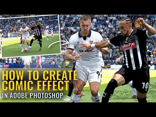 How to create comic effect in Photoshop | Adobe Photoshop tutorial