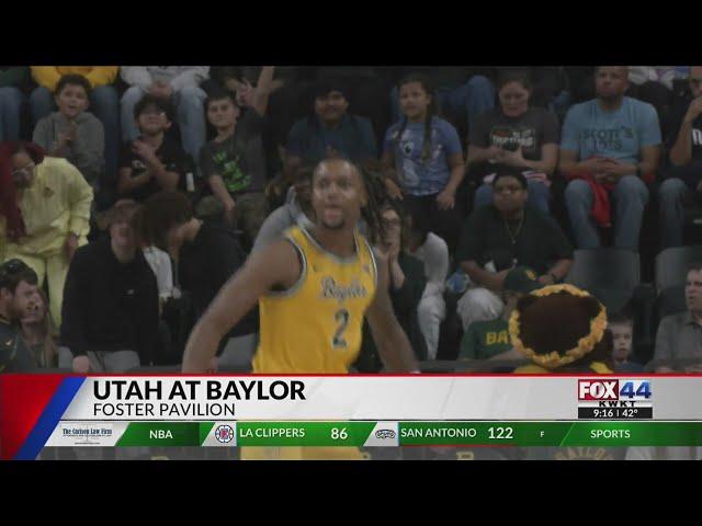 Baylor men's basketball dominates Utah in Big 12 opener