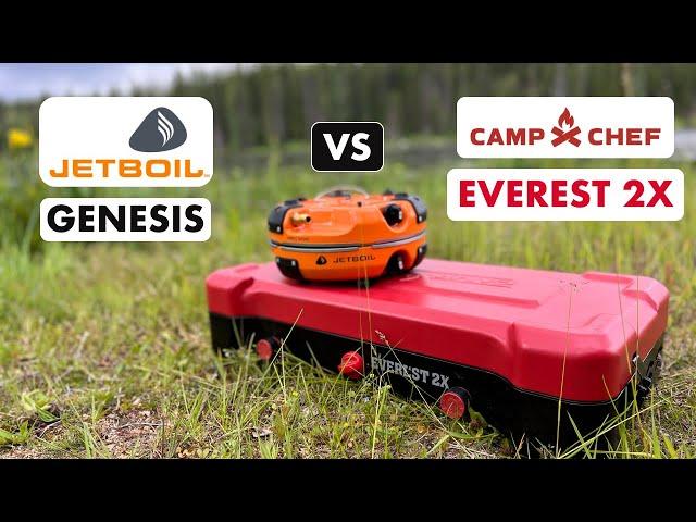 JetBoil Genesis vs. Camp Chef Everest 2X | Camp Stove review | Camping | Backpacking Meals | Recipes