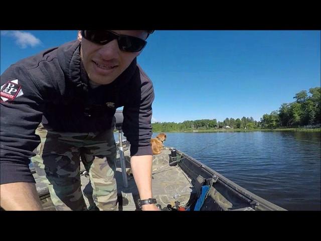 Amnicon Lake with a friend