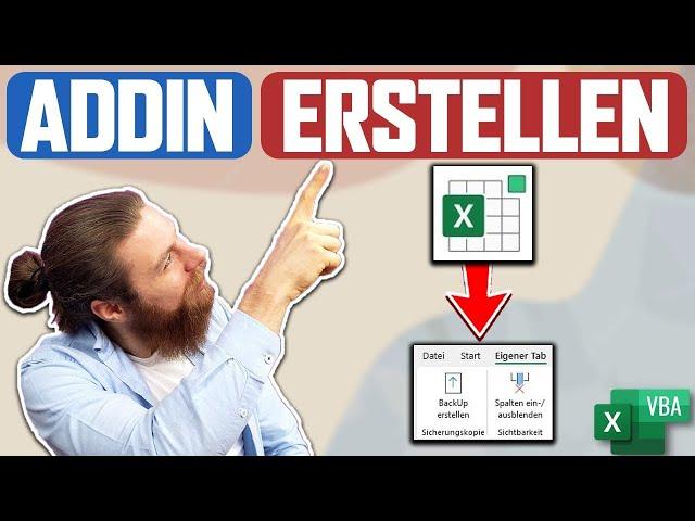 Addin mit neuem Ribbon (Menüleiste) erstellen