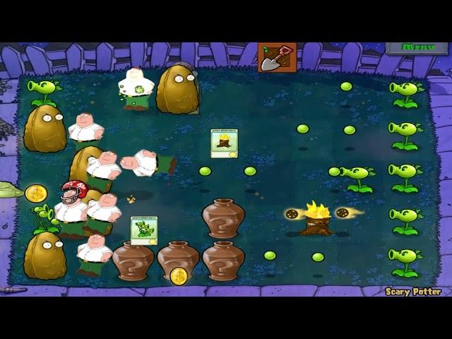 Plants Vs Zombies Mod - Plants Vs Peter (Scary Potter And Hokey Pokey)