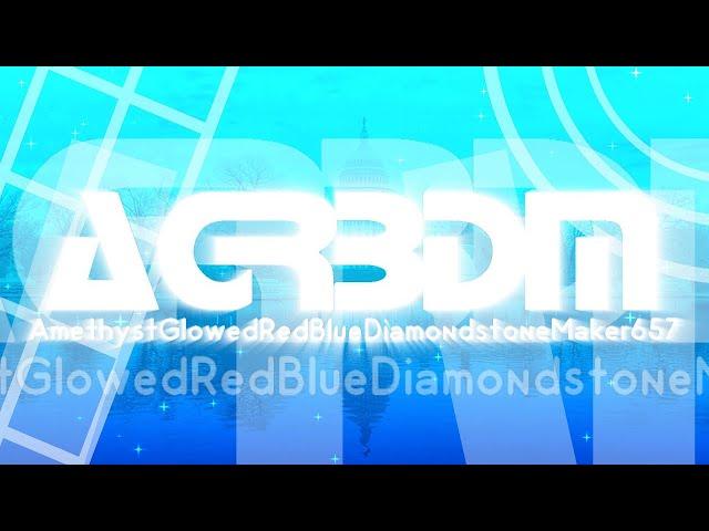 AmethystGlowedRedBlueDiamondstoneMaker657 "Airliner 1.5" Logo (11.11.2021/Multi-Sided)