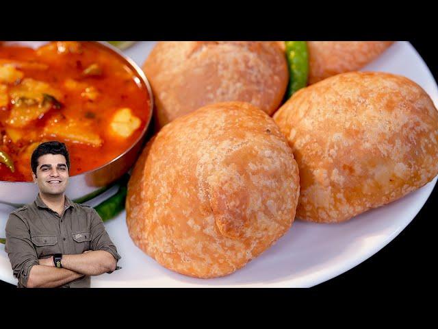 बैलून जैसी फूली हुई कचोरी बनाने का राज़ ज़रूर देखे आज - Aloo Masala Kachori - Khasta kachori recipe