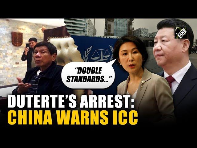 “Double standards…” China warns ICC against ‘politicizing’ Philippines ex-president Duterte’s arrest