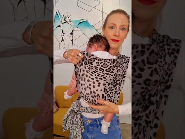 Freerider baby sling wrap how-to  demo (with baby Inayah!)